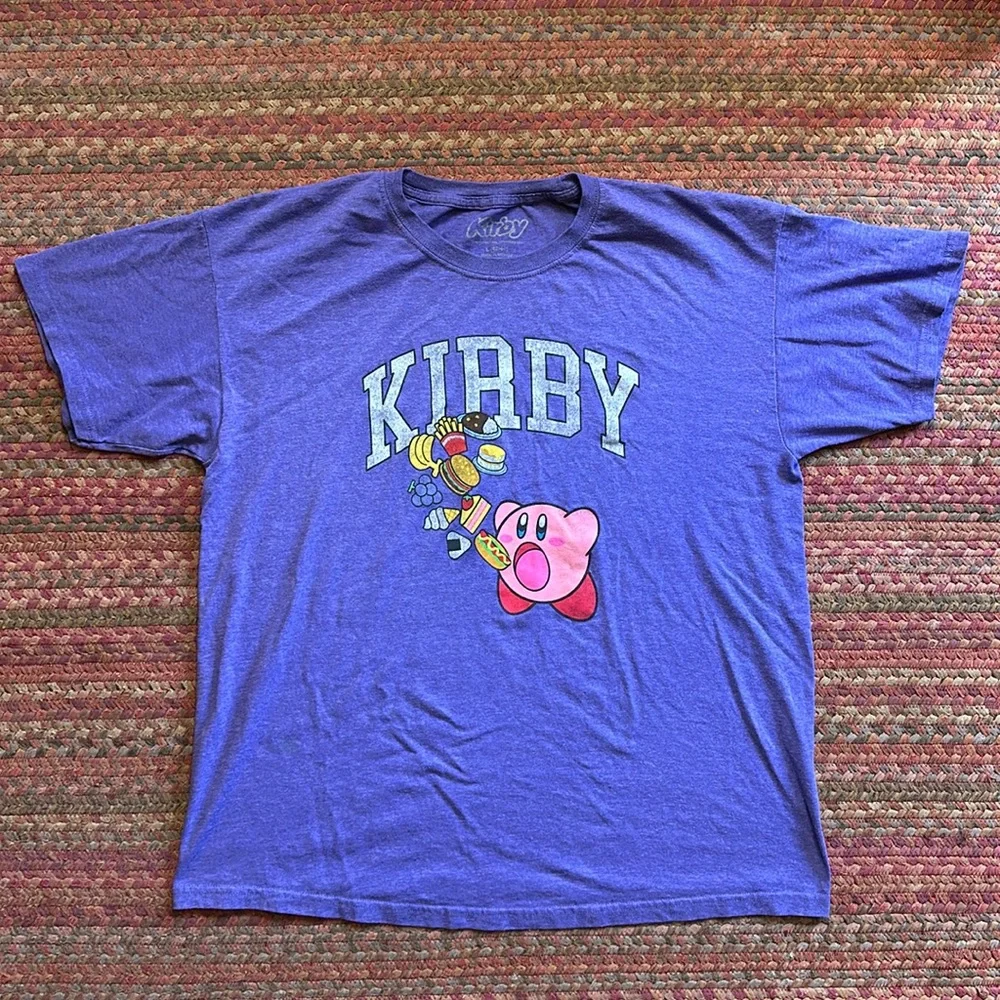 KIRBY NINTENDO FOOD PURPLE GRAPHIC TEE